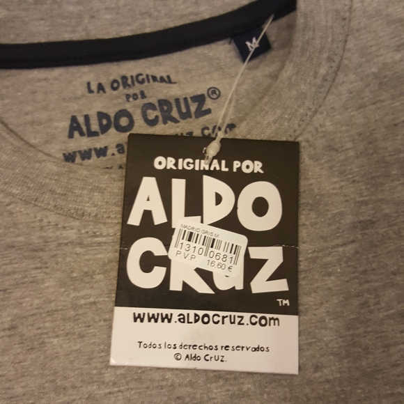 Grey Madrid Aldo Cruz T-shirt - Picture 5 of 8